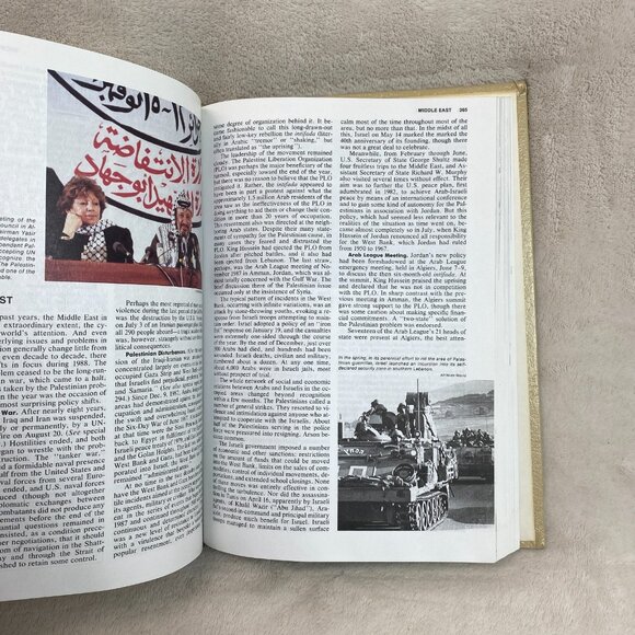 1989 WORLD TOPICS YEARBOOK Hardcover Book by THE UNITED EDUCATORS Inc. - Picture 4 of 10